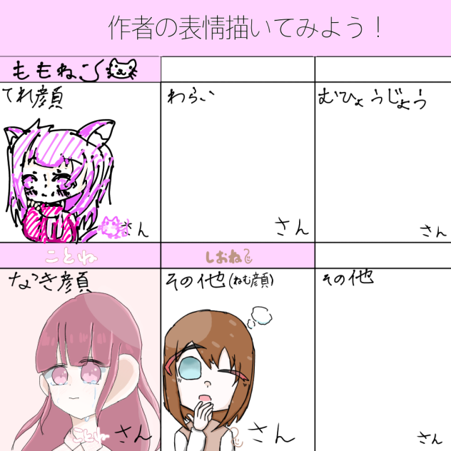 表情合作(๑˃̵ᴗ˂̵)