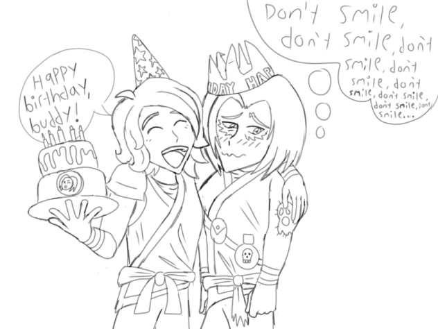 Morrow being a wuss on his birthday