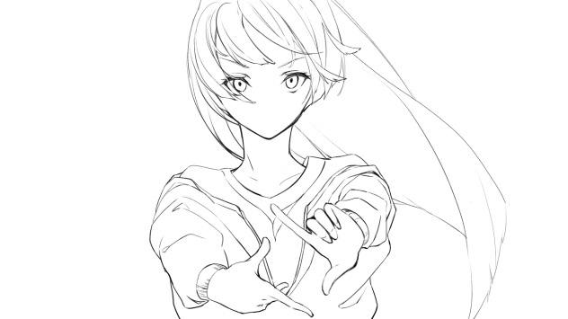だれか線画塗ってください