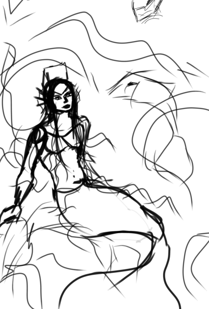 Mermaid sketch