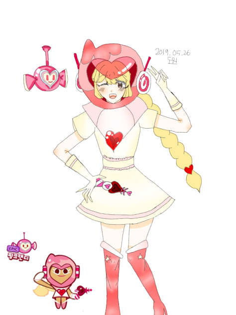 Cookie Run's Pink Choco Cookies