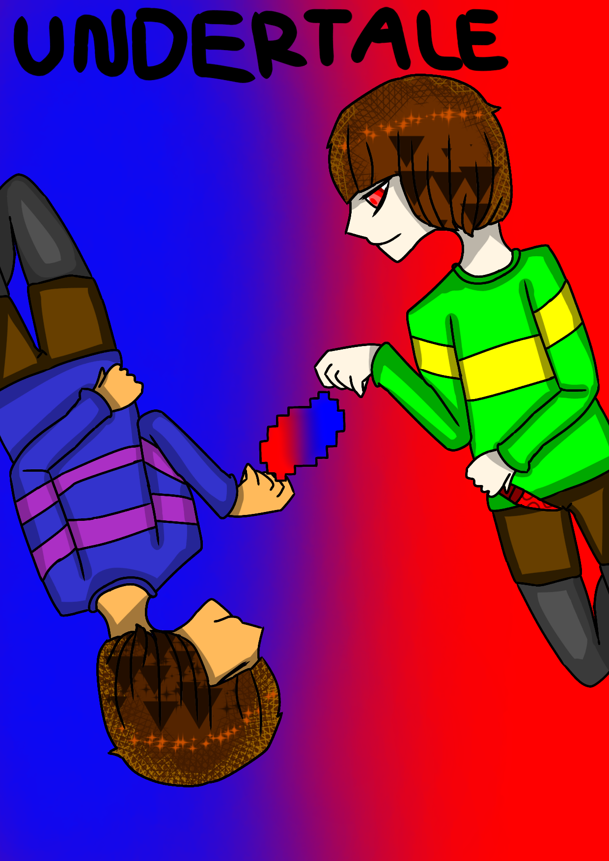 undertale frisk x chara - ibisPaint