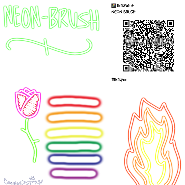 NEON BRUSH ibisPaint
