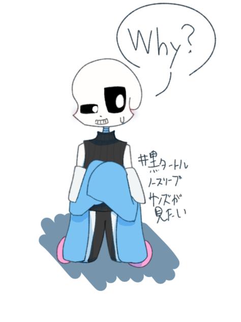 黒タートルノースリーブ！