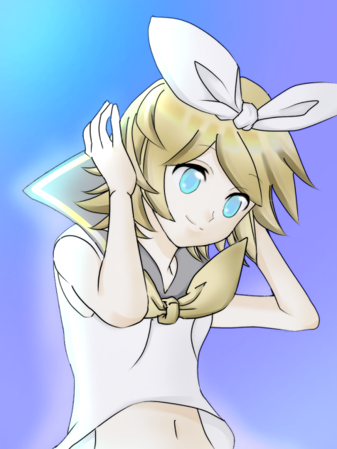 鏡音リン  塗らせて頂きました