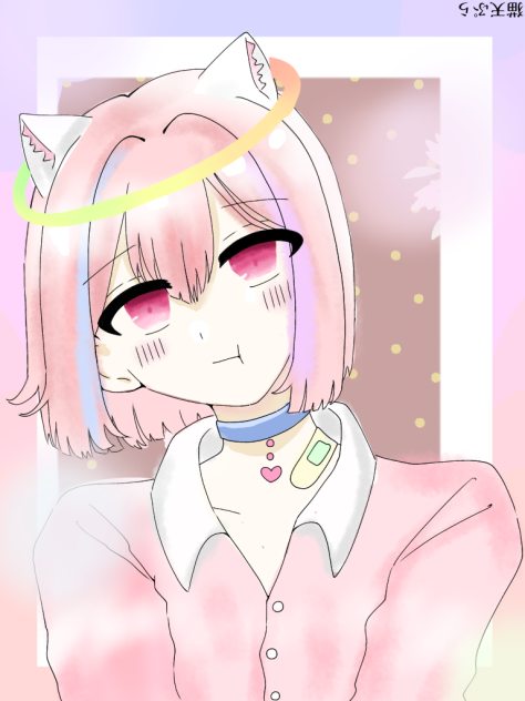 猫天ぷらさんの線画塗った！
