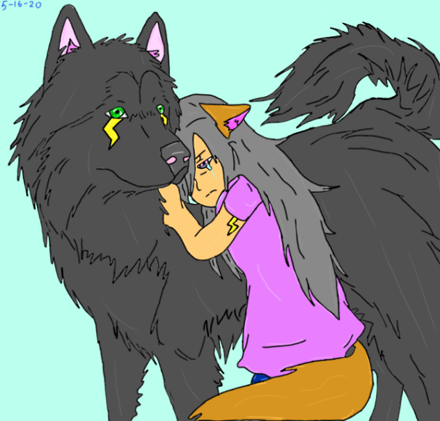 The wolf and the girl