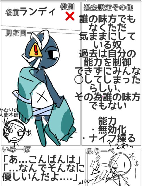キャラ募完了しました！！