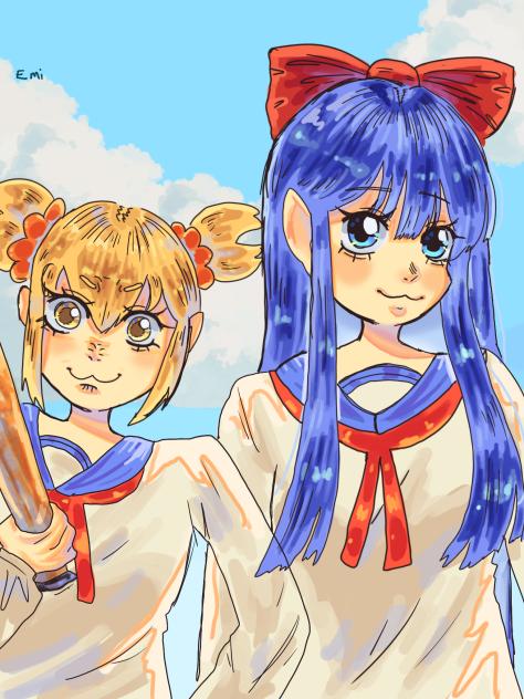 pop team epic 💛💙