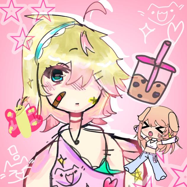 cute core💕🩵🍭🍫🧋