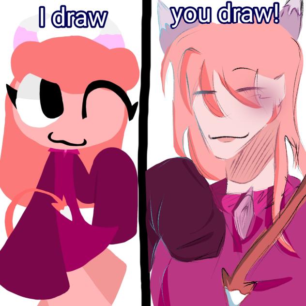 An artstyle collab❓❓
