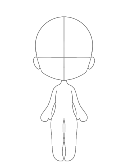 Gacha Front Facing Base