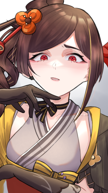 見下す千織さん
