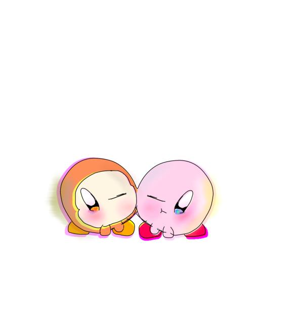 ほっぺがくっついちゃった
