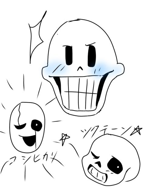 【UNDERTALE】サンズ パピルス ガスター