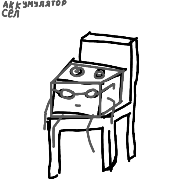 Аккумулятор, СЕЛ - ibisPaint