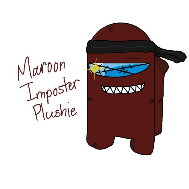 Meet Maroon Imposter Plushie!