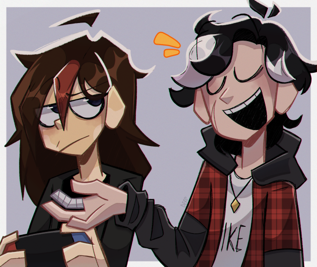 he tells a joke