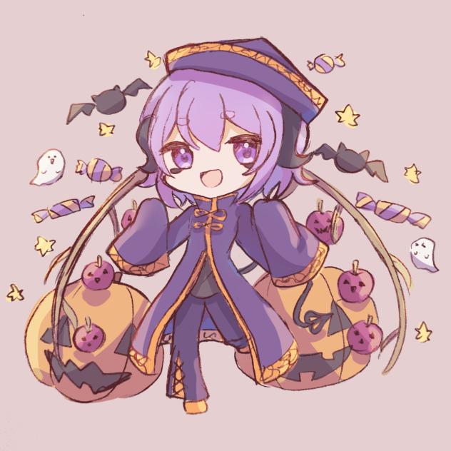 ハロウィン ラフ ミニキャラ