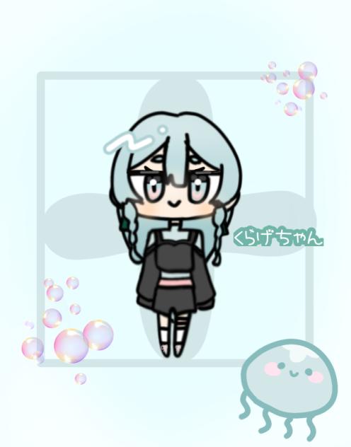 ミニキャラ風くらげちゃん