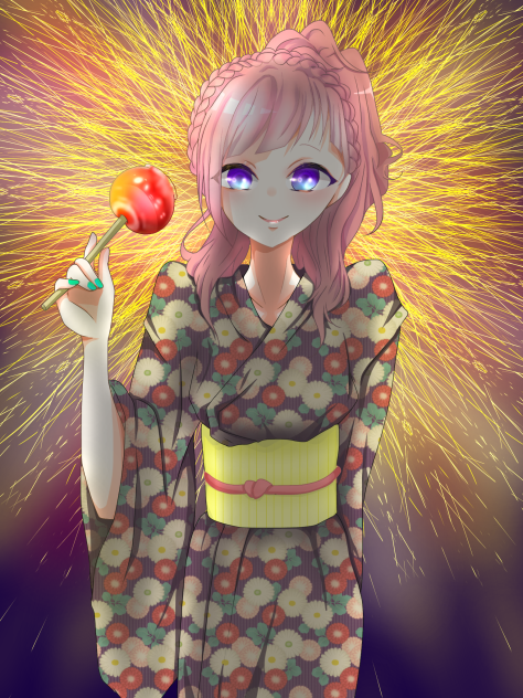 花火と彼女