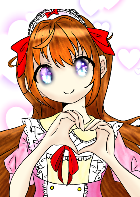 みおちゃんの線画塗った！2