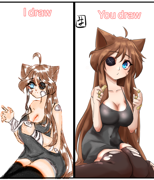 I draw you draw with Hope Bagel Scarlatt