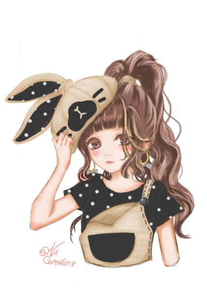 無題うさぎ帽子