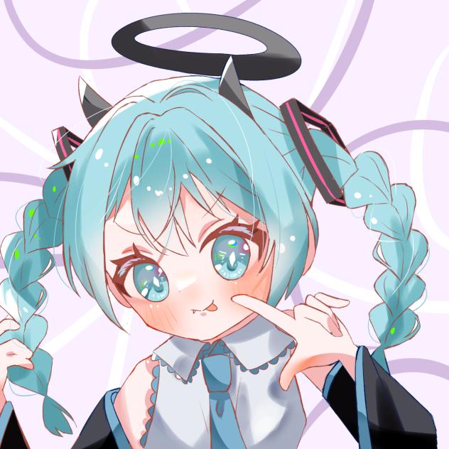 三つ編みミクさん
