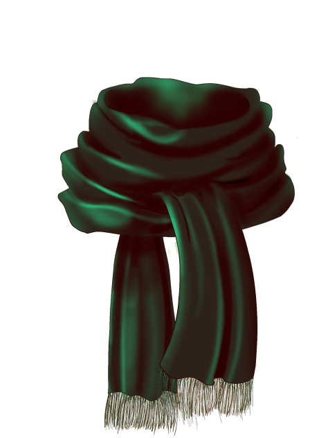 Realistic Scarf Muffler green