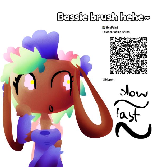 Colouring colours bassie brush!