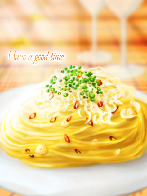 しらすのペペロンチーノ