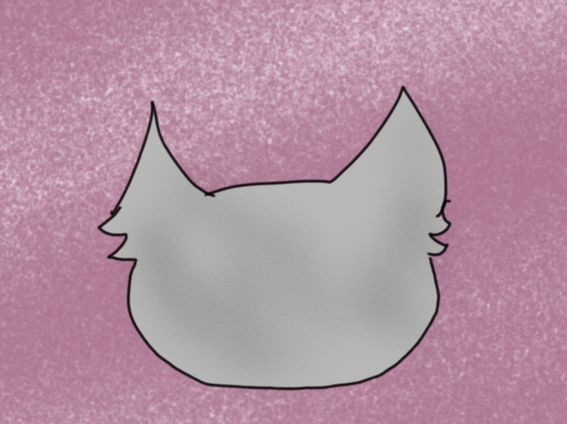 Cat wallpaper dusty pink