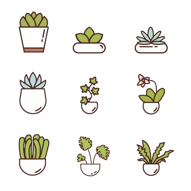Plants Stickers 1
