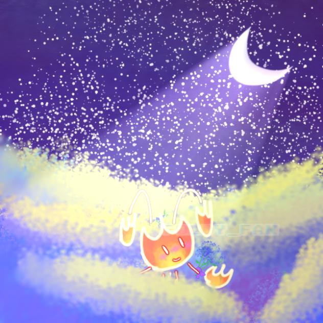 midnight flower picking