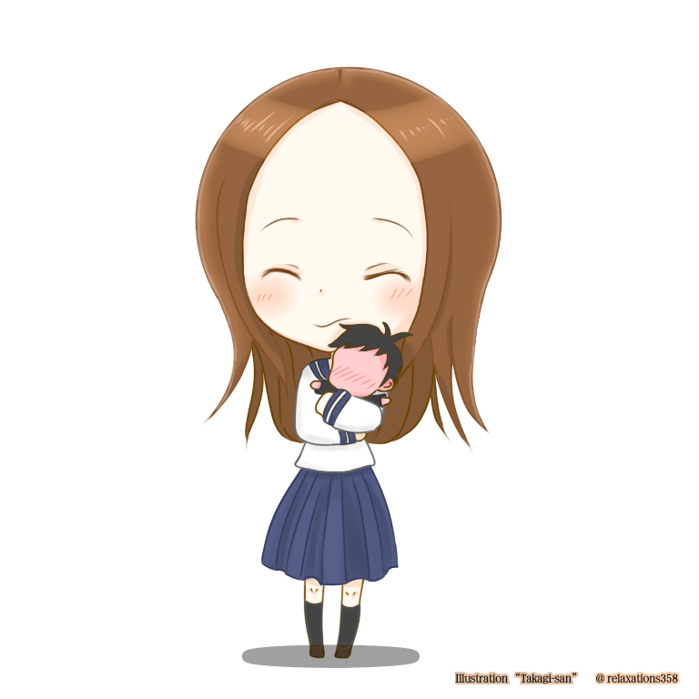 からかい上手の高木さん イラストシート からかい上手の高木さん - 描き下ろしイラスト 高木さん サンタ