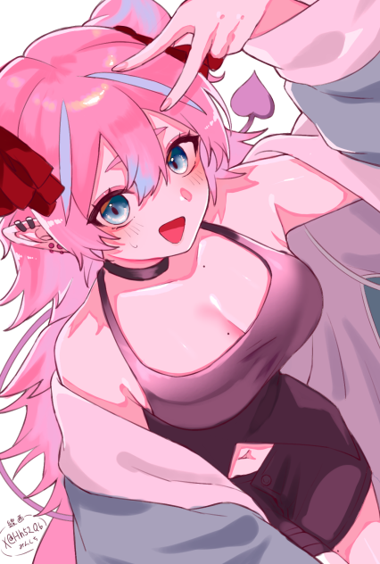 みんしち様の線画塗らせて頂きました！