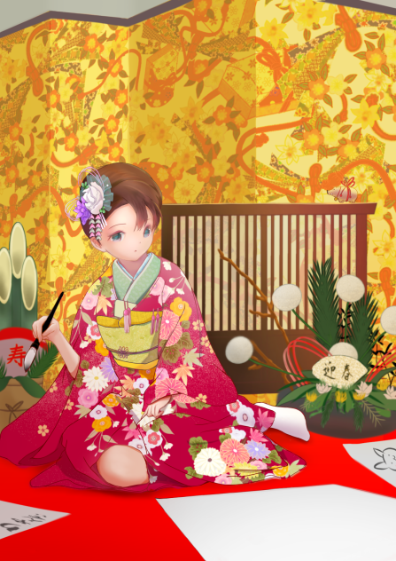 KAKIZOME The first writing of the year