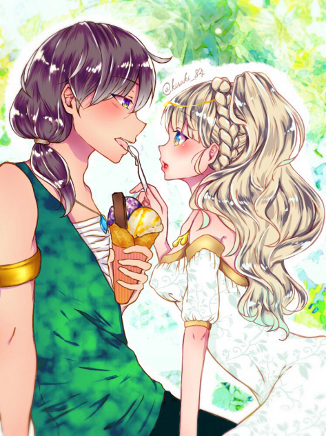 「はい、あーん♡」