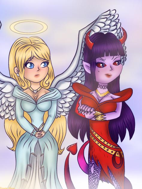 Angel and Devil😇😈