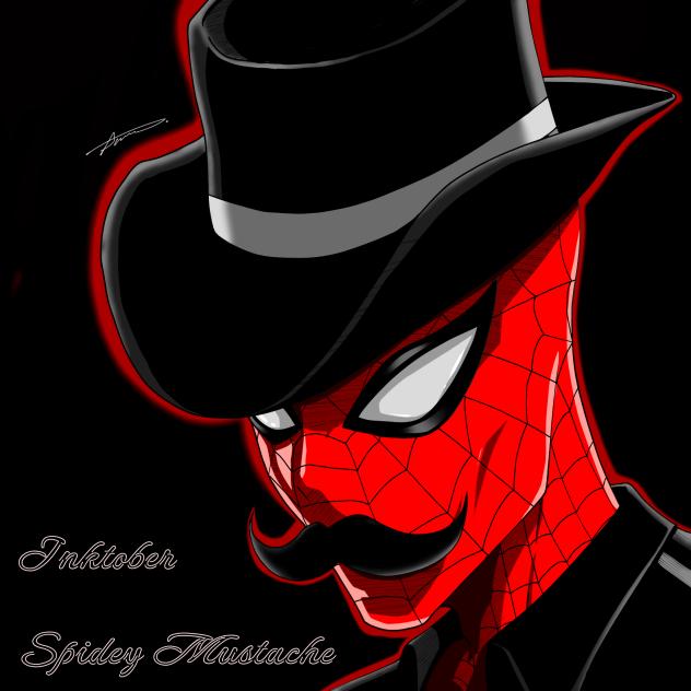 Inktober (Mustache) Spider-Man