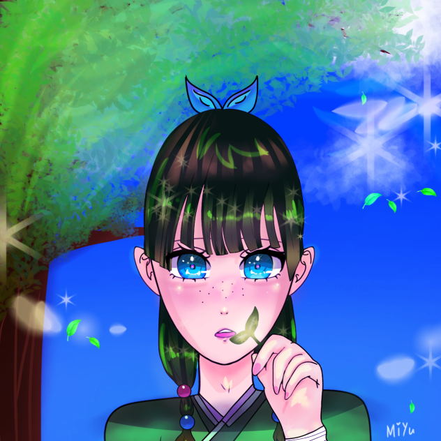 葉っぱと猫猫🌱🐱