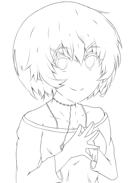 あのさのさ〜 線画