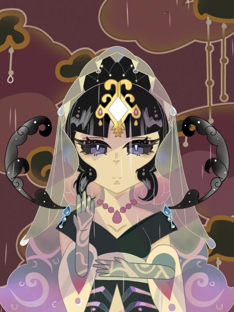 Mystic flour cookie