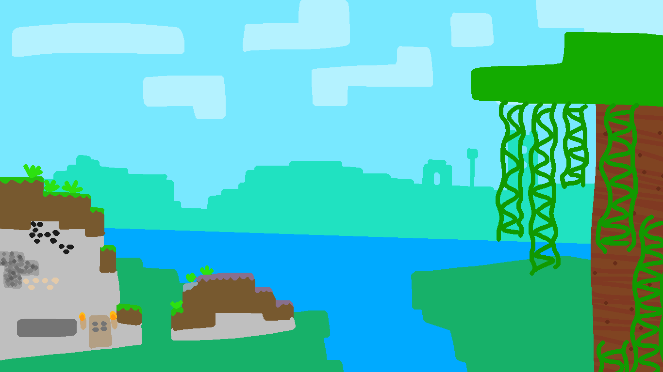 minecraft 2 out of 3 - ibisPaint