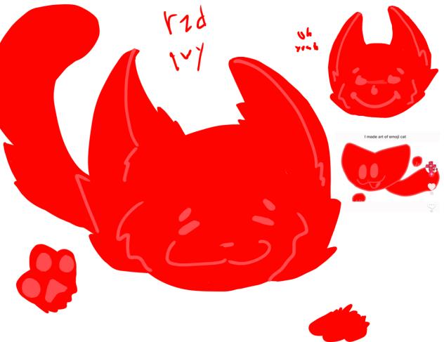 Red cat (old TikTok drawing) 2022