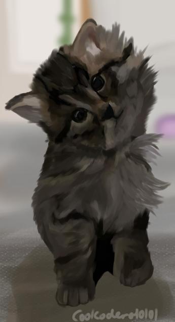 Tabby kitten - ibisPaint