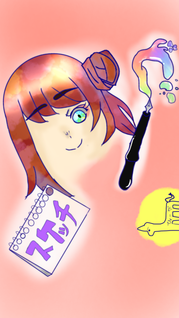お絵かき眉まろ少女？？