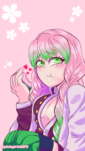 Mitsuri Phone Wallpaper🌸🍙