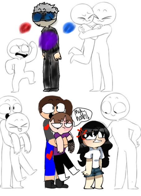 short and tall collab [gojo]